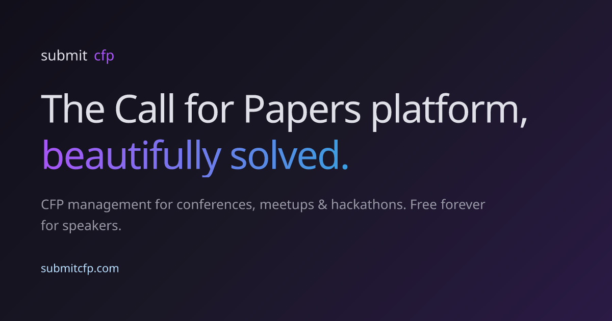 Open Call for Papers in Singapore (2026) | submitcfp