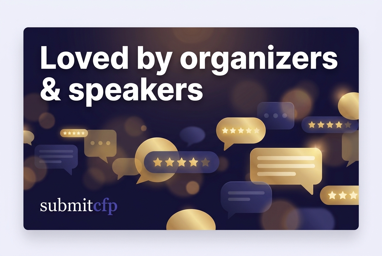 Loved by organizers & speakers